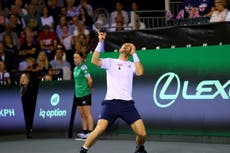 Andy Murray and Joe Salisbury unable to rescue Davis Cup tie against USA