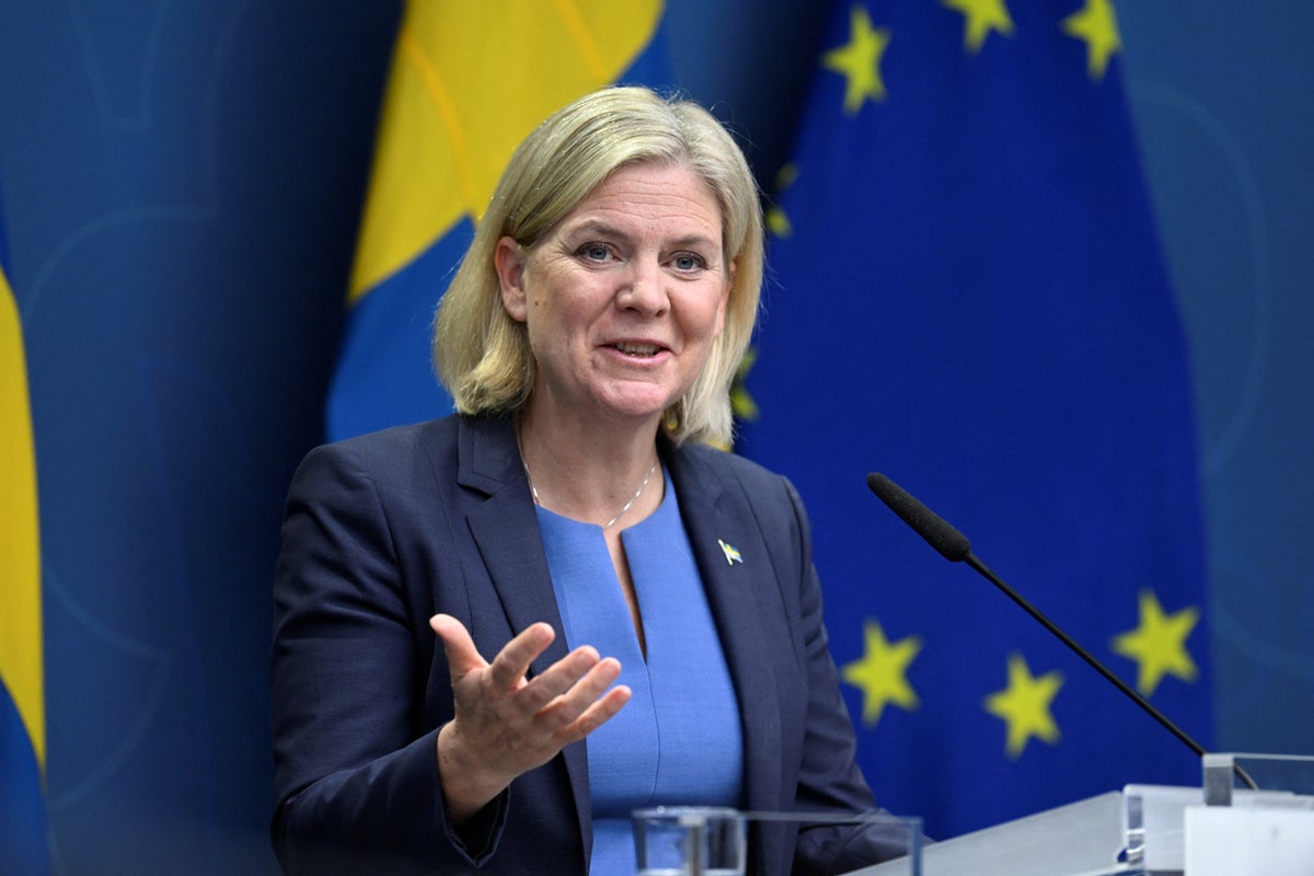 Swedish prime minister Magdalena Andersson concedes defeat
