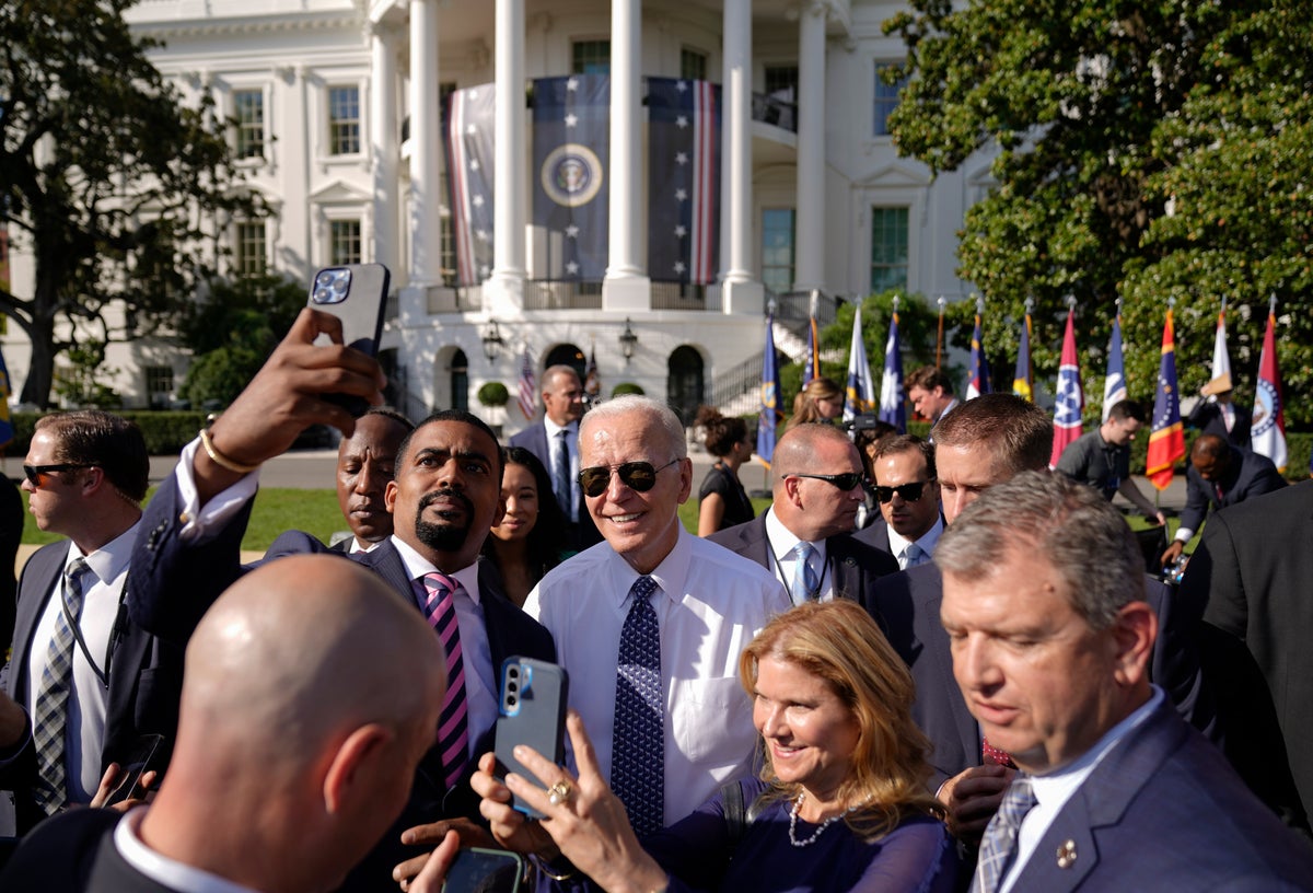 Biden approval rating jumps up to 45%