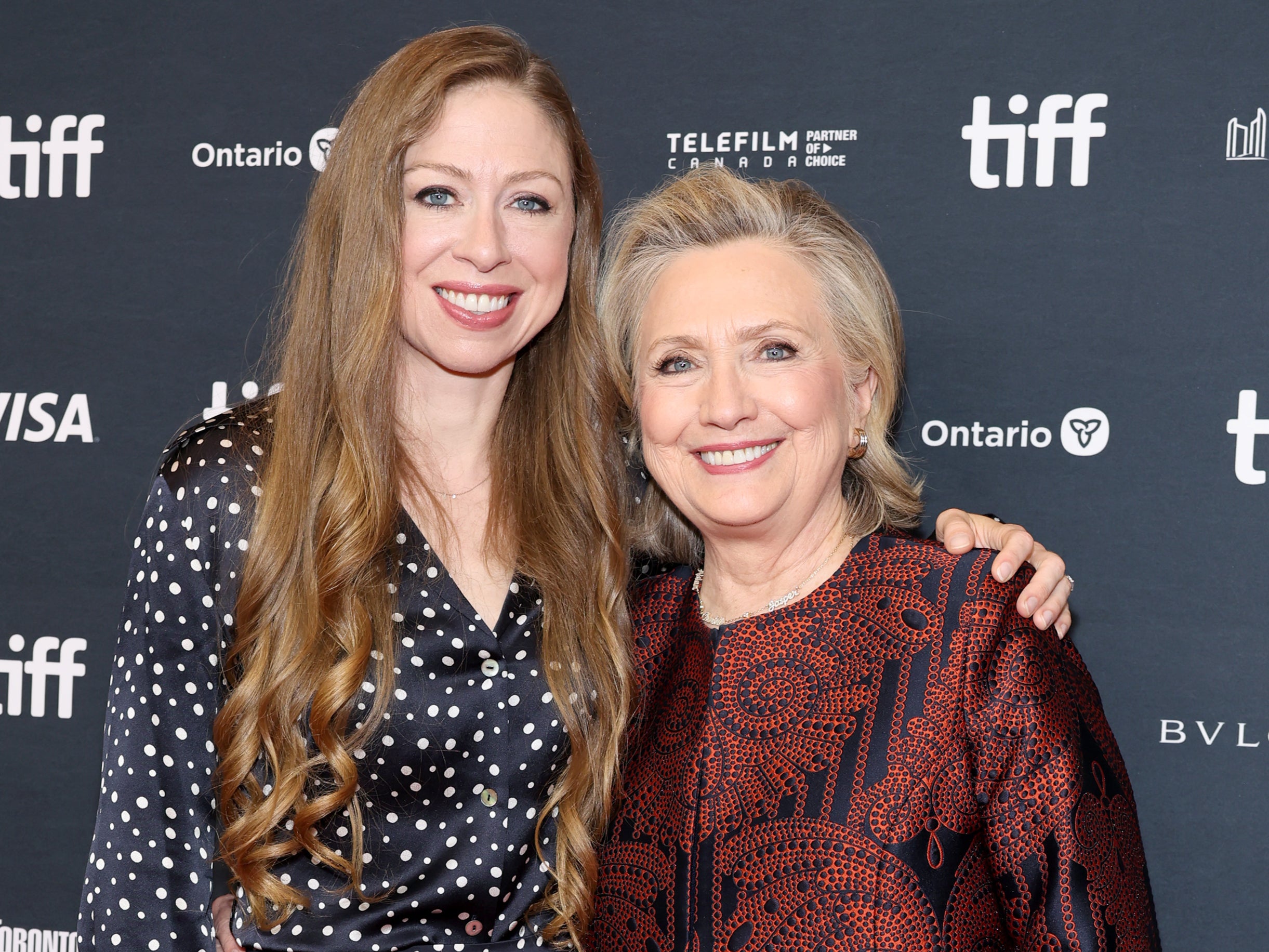 Hillary and Chelsea Clinton in September 2022