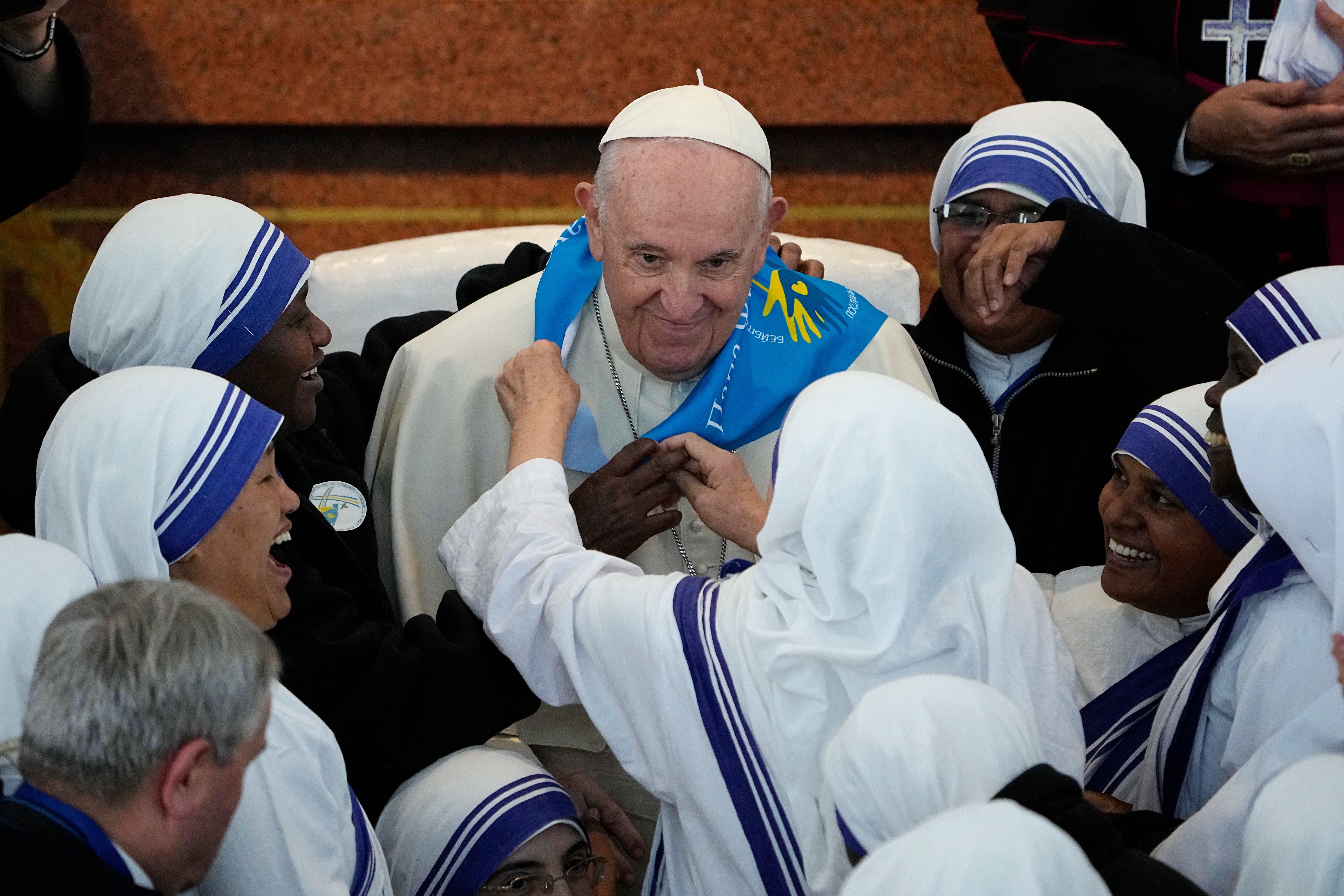 APTOPIX Kazakhstan Pope