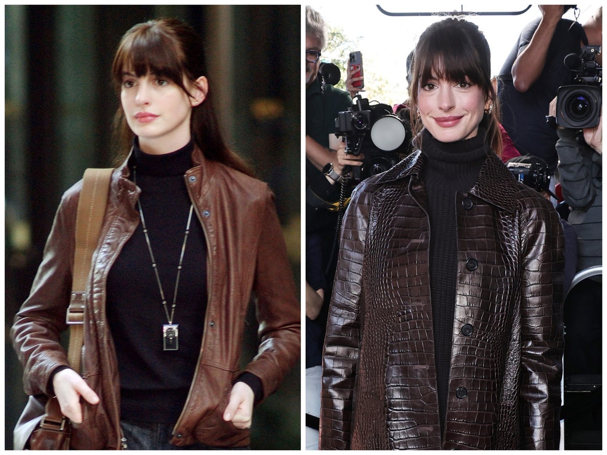 Anne Hathaway channels Devil Wears Prada character with NYFW look: ‘Full circle moment’