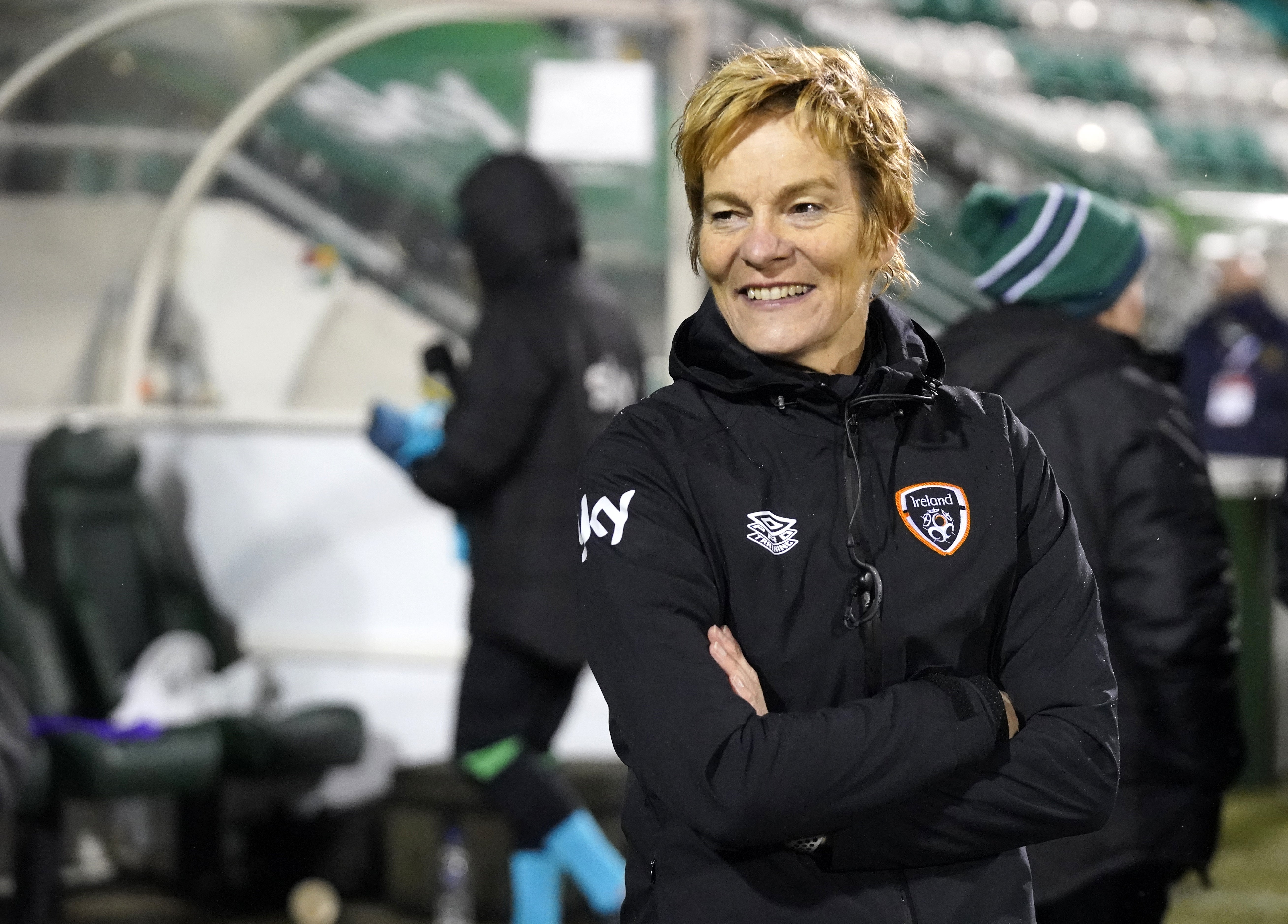 Dutchwoman Vera Pauw serves as Republic of Ireland’s head coach, and crossed career paths with England’s Sarina Wiegman (Niall Carson/PA)