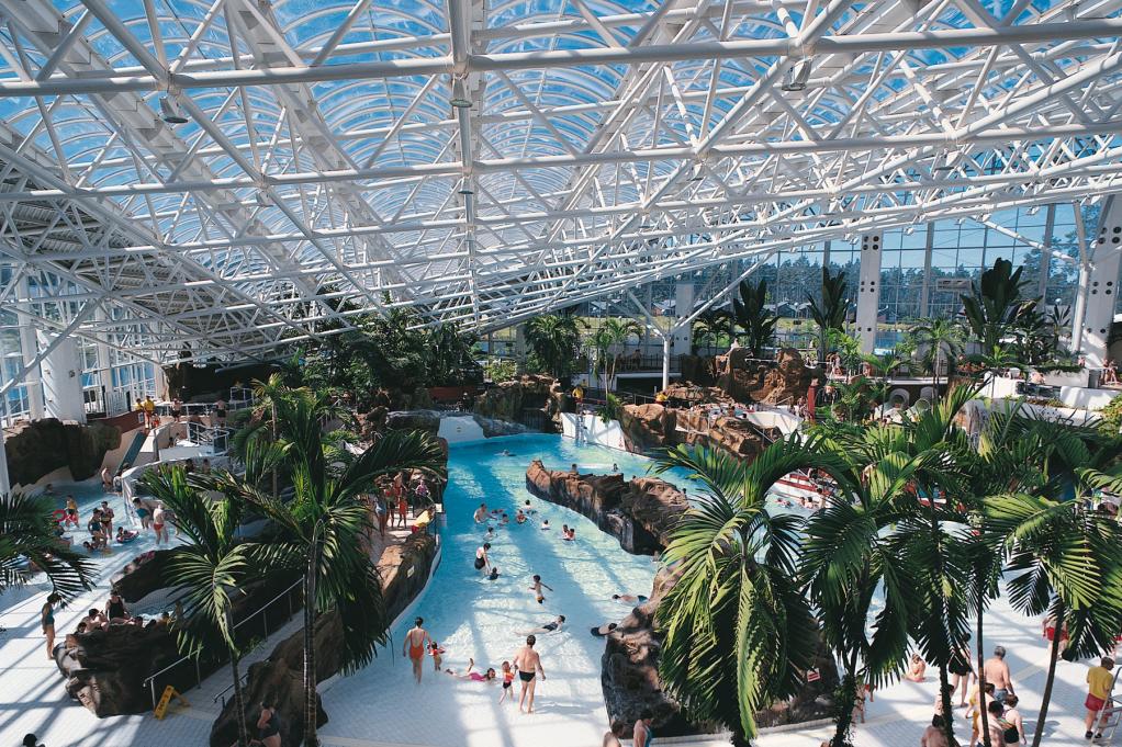 Center Parcs’ ‘Subtropical Swimming Paradise’ is one of the main draws of the holiday parks