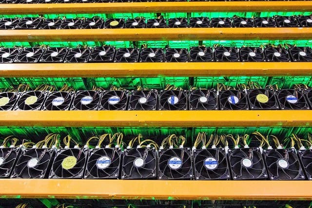 <p>A cryptocurrency mining operation at BitFarms in Saint Hyacinthe, Quebec </p>
