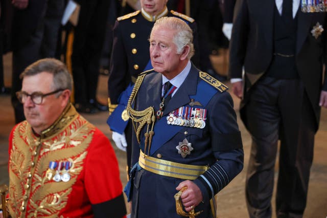 King Charles III has had perhaps one of the busiest and saddest weeks of his life (Phil Noble/PA)