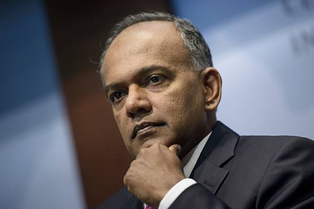 <p>Singapore’s Home Affairs Minister K Shanmugam</p>