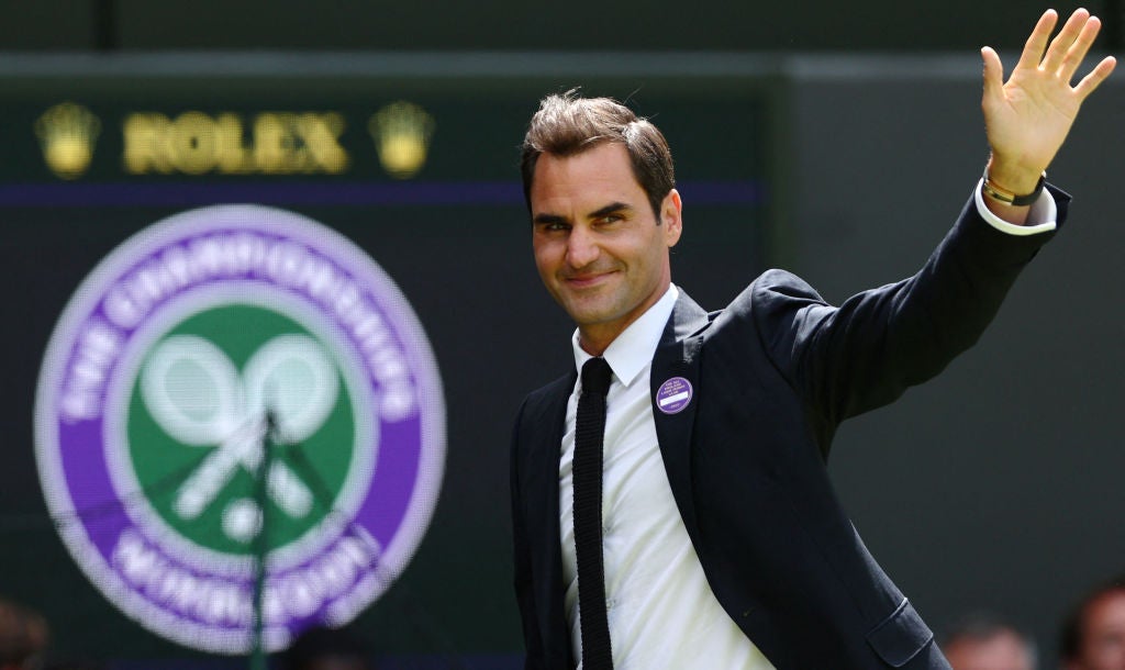 Federer received a standing ovation when he returned to Centre Court in July