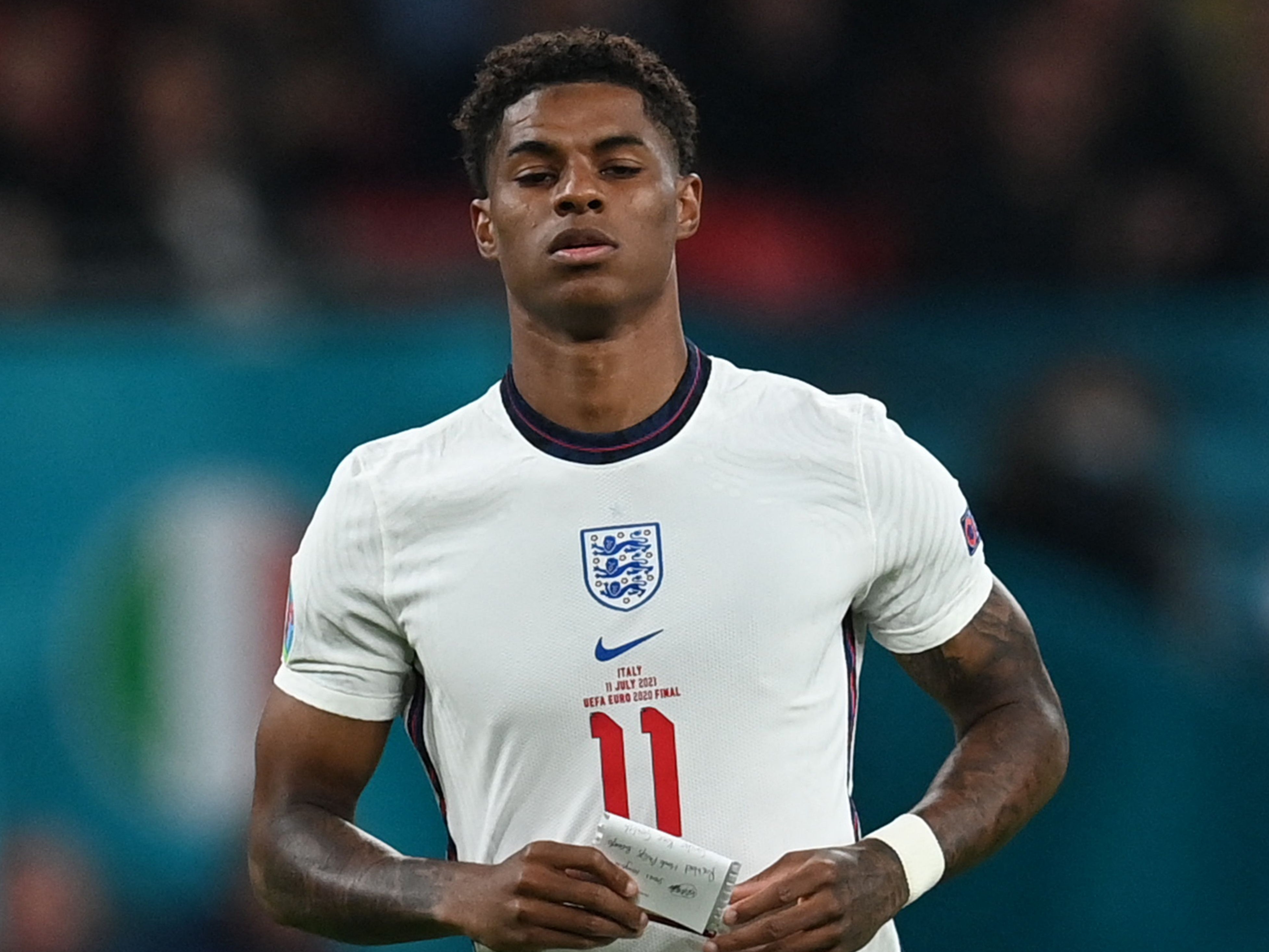 England forward Marcus Rashford has not been included in Gareth Southgate’s latest squad