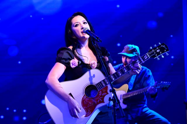 <p>Michelle Branch performs on ‘Tamron Hall’ </p>