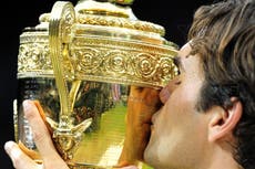 Roger Federer’s Wimbledon career in pictures