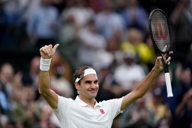 Roger Federer is bidding farewell to tennis (John Walton/PA)