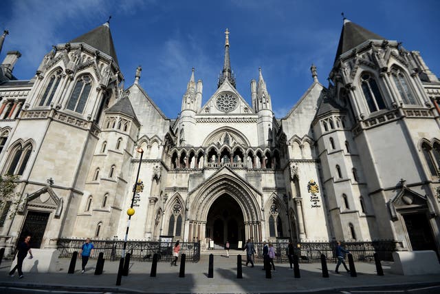 Judges heard a challenge to the coroner’s original conclusion at the Royal Courts of Justice in London in May (PA/Andrew Matthews)