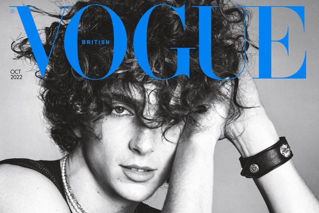 <p>Timothée Chalamet becomes first man to cover British Vogue solo</p>