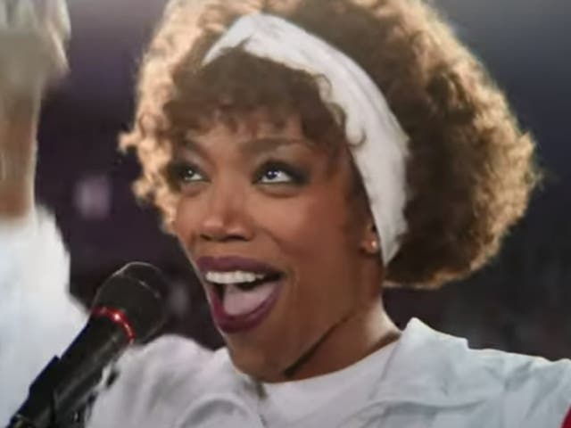 <p>Naomi Ackie as Whitney Houston</p>