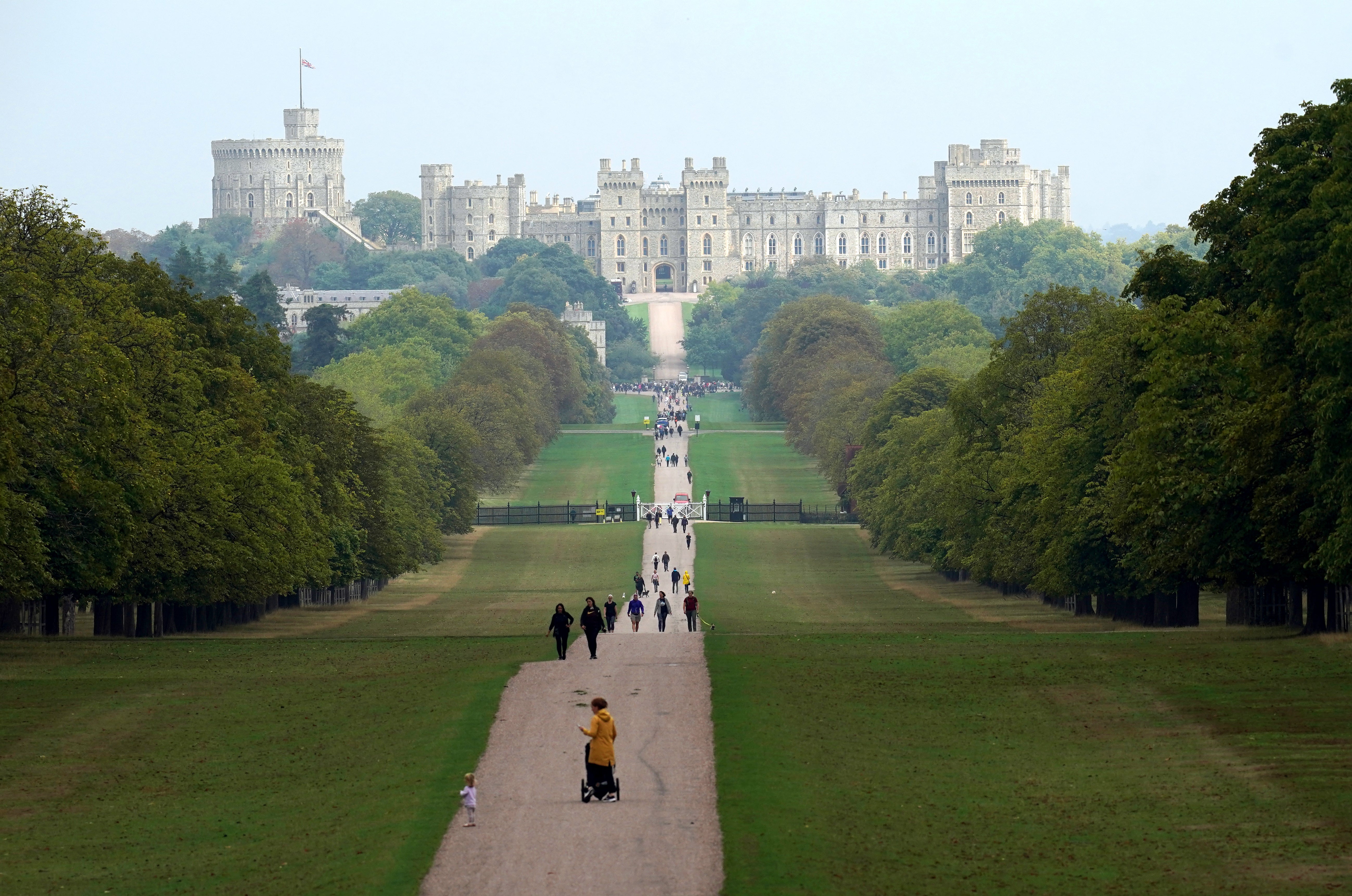 The Queen’s coffin will be driven in the state hearse up Windsor’s Long Walk (John Walton/PA)
