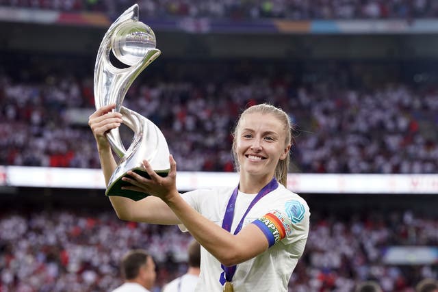 <p>Leah Williamson captained England to Euro 2022 success and a fairy-tale ending at Wembley in the summer </p>