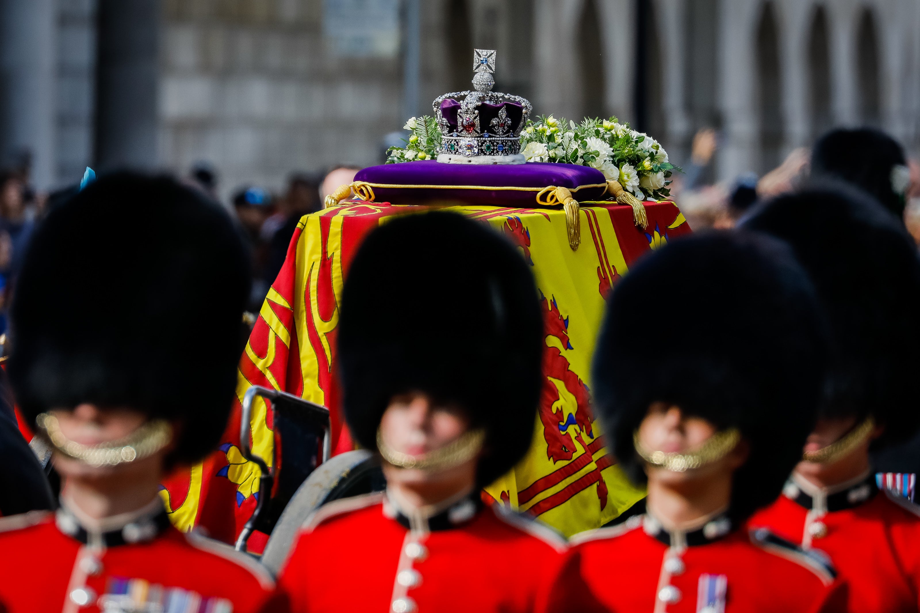 The funeral service will begin at 11am in Westminster Abbey (Tristan Fewings/PA)