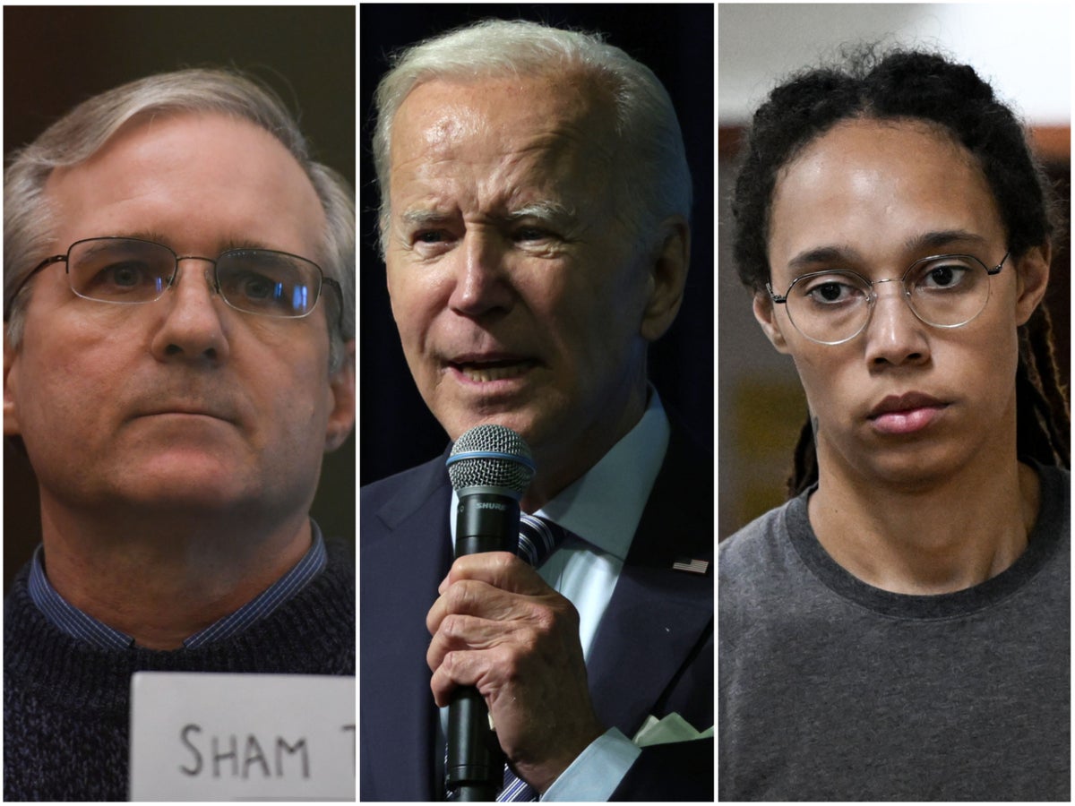 Biden to meet families of Brittney Griner and Paul Whelan trapped in Russia