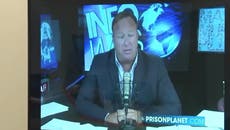 Alex Jones mocks Sandy Hook parents and calls them ‘crisis actors’ in video shown to jury