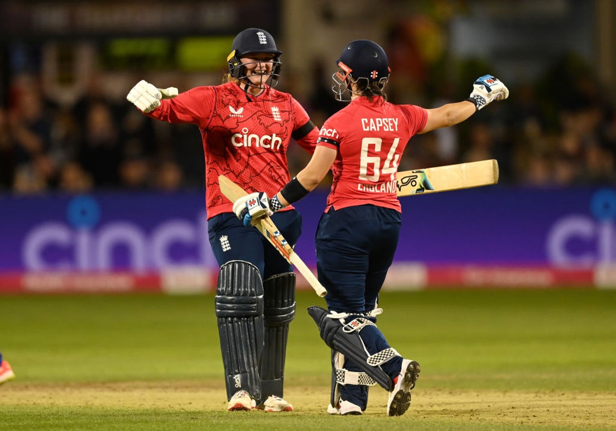 Alice Capsey steers England to win against India in T20 series decider