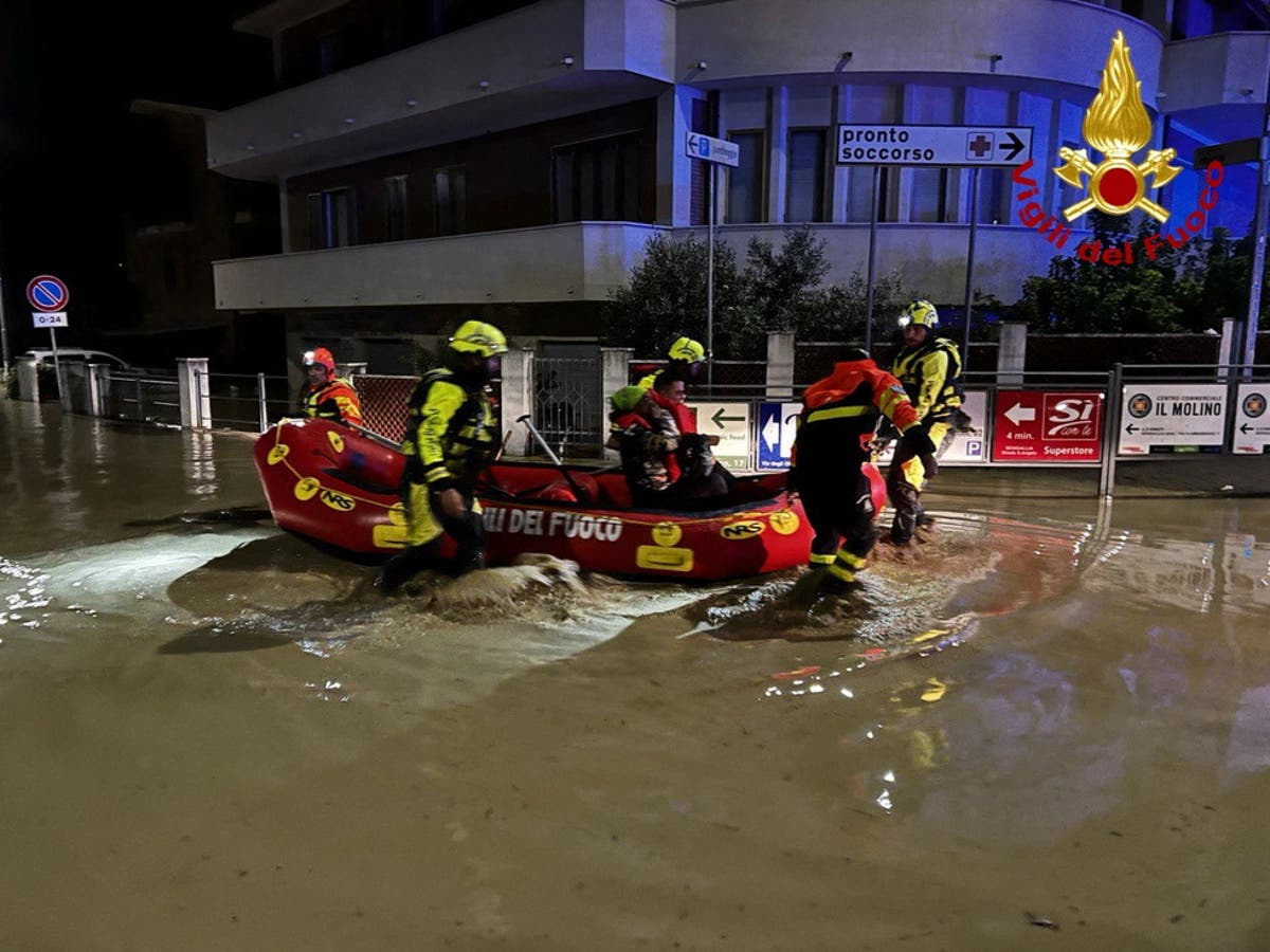 Italy floods: At least eight dead and several missing after ‘water bomb’ hits Marche region