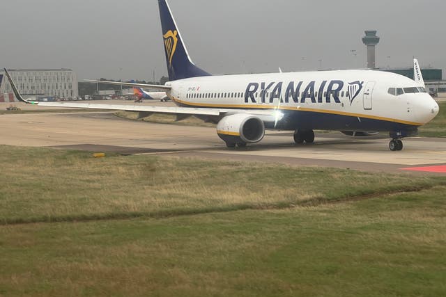 <p>Going places? At Stansted airport, its main UK base, Ryanair has cancelled 38 flights</p>
