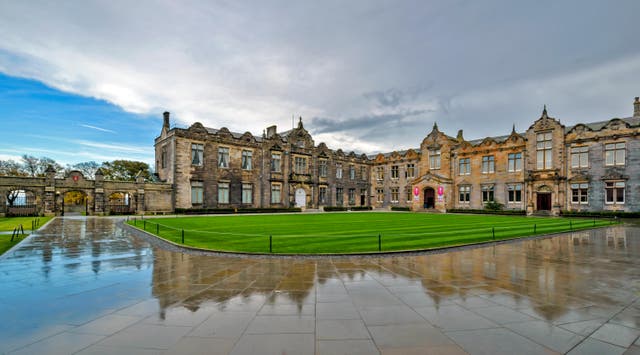 The University of St Andrews came top of the Scottish table (Alamy/PA)