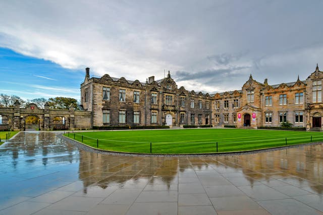 The University of St Andrews came top of the Scottish table (Alamy/PA)