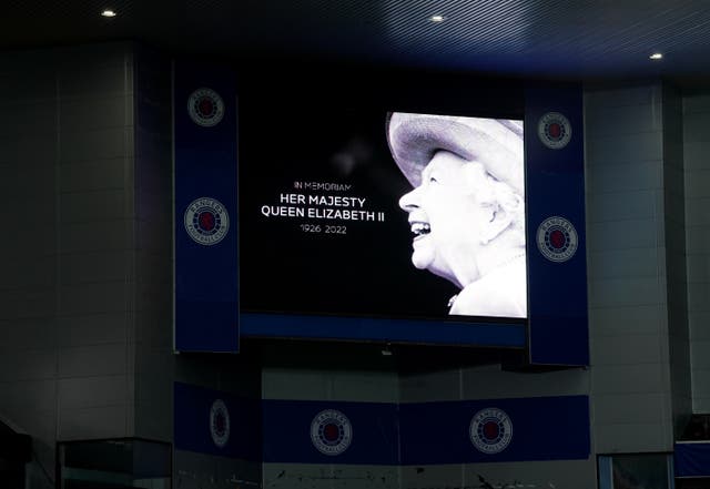 Tributes will be held at Scottish football grounds (Andrew Milligan/PA)