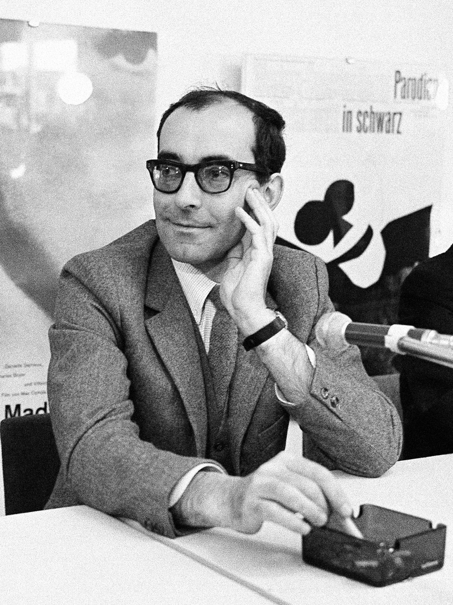 The director during a press conference in Berlin, 27 June 1966