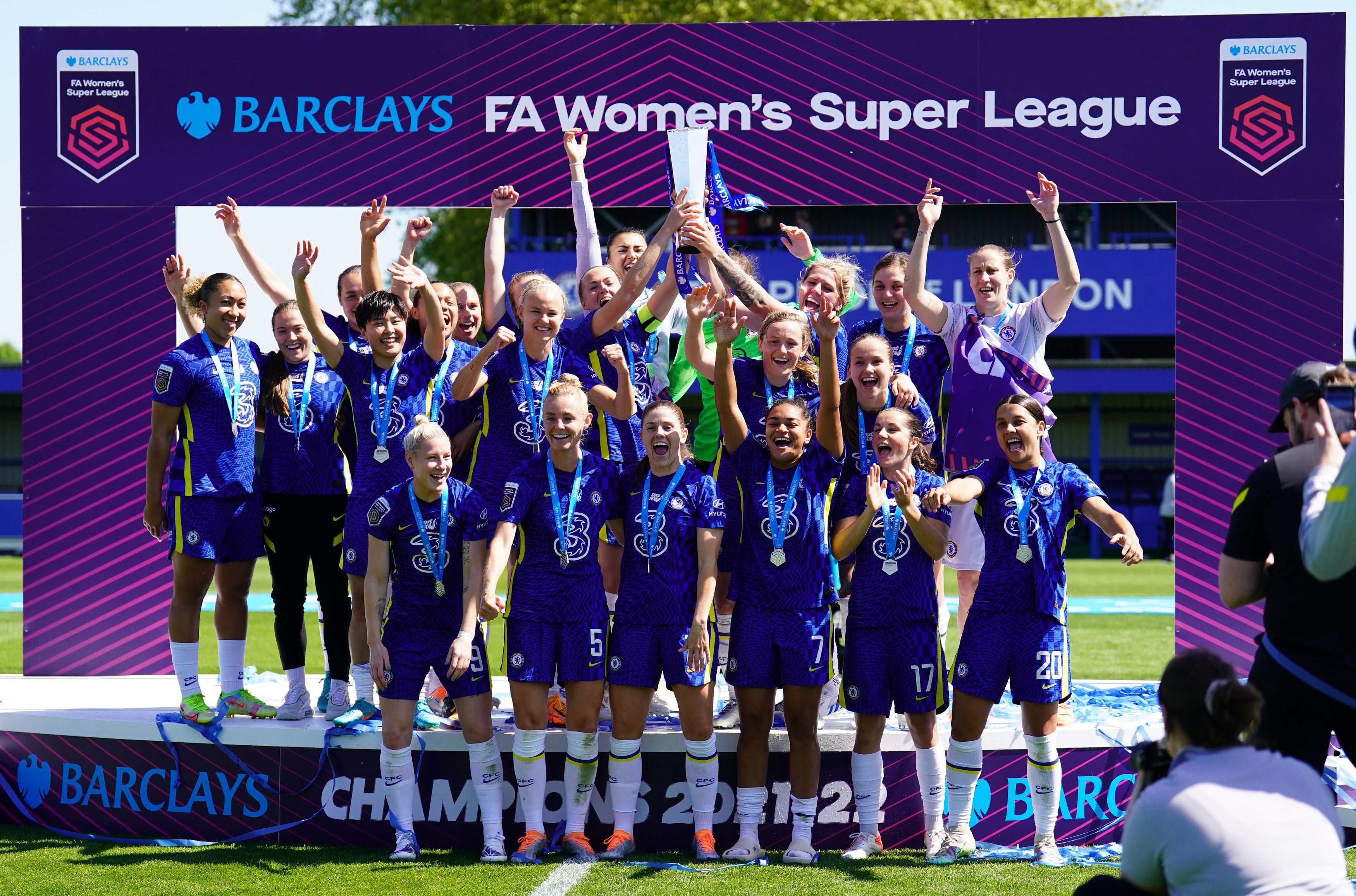 Chelsea won the 2021-22 WSL