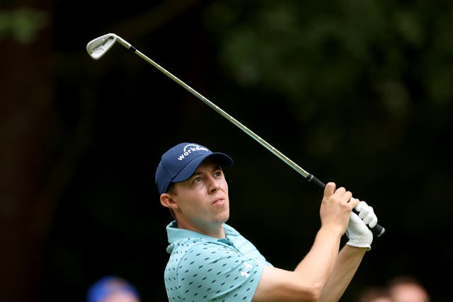 Matt Fitzpatrick set the clubhouse target on day two of the Italian Open (Steven Paston/PA)