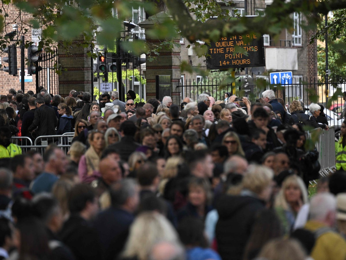 Accessible queue to see Queen lying in state paused until Saturday