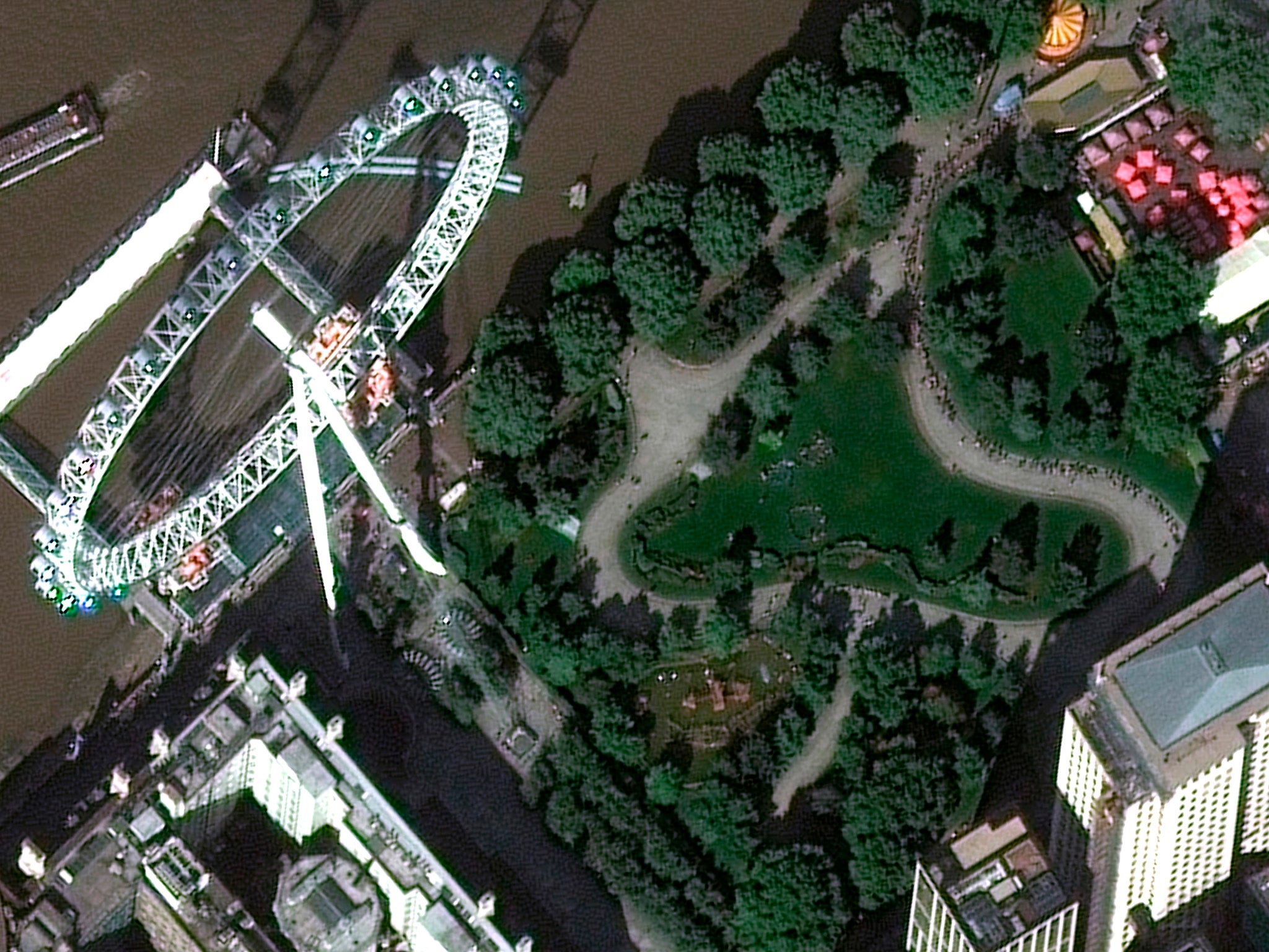 The queue by the London Eye