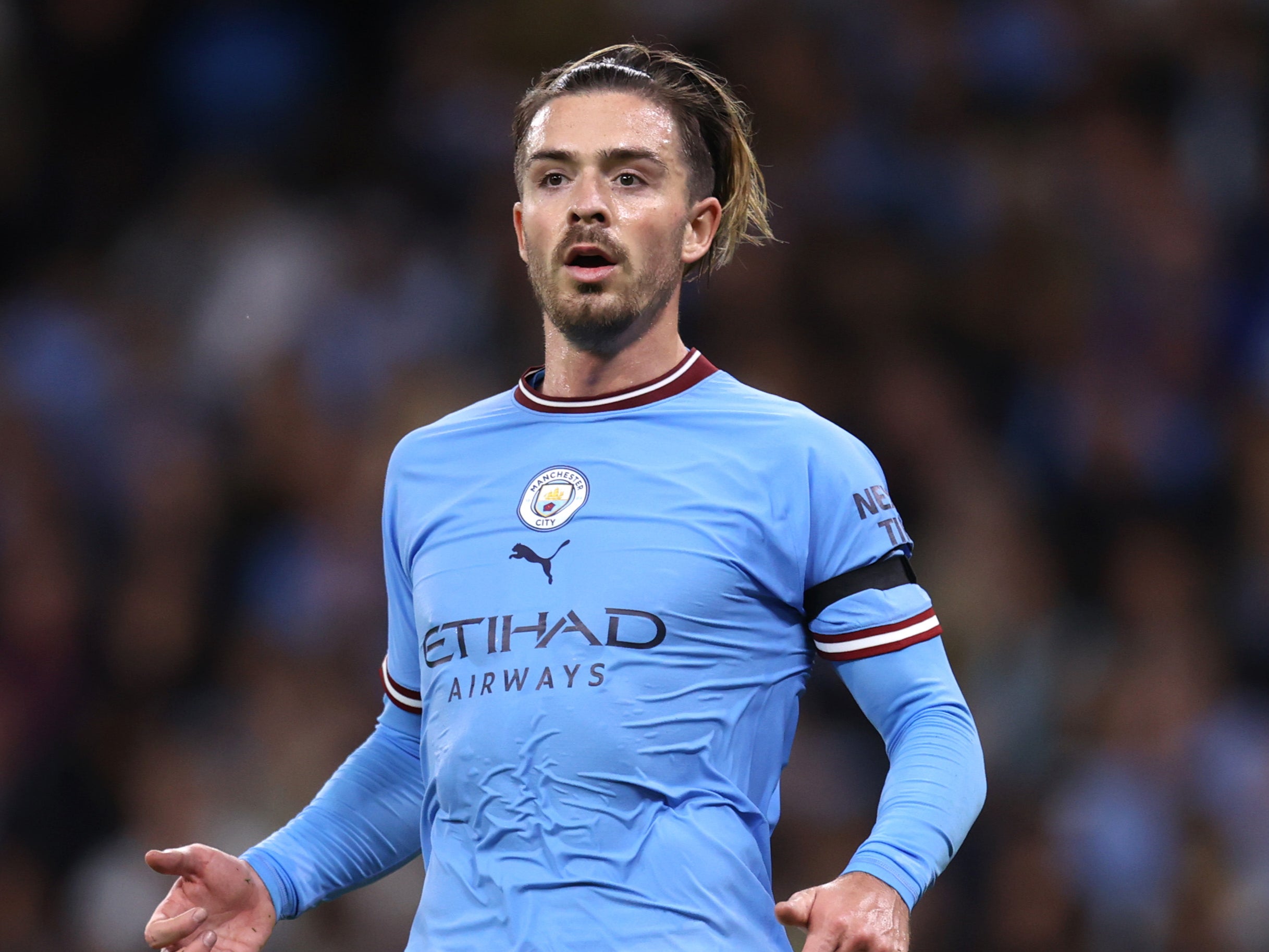 Manchester City winger Jack Grealish is yet to score this season