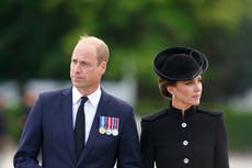 Prince of Wales says the Queen will be ‘looking down’ on her funeral service