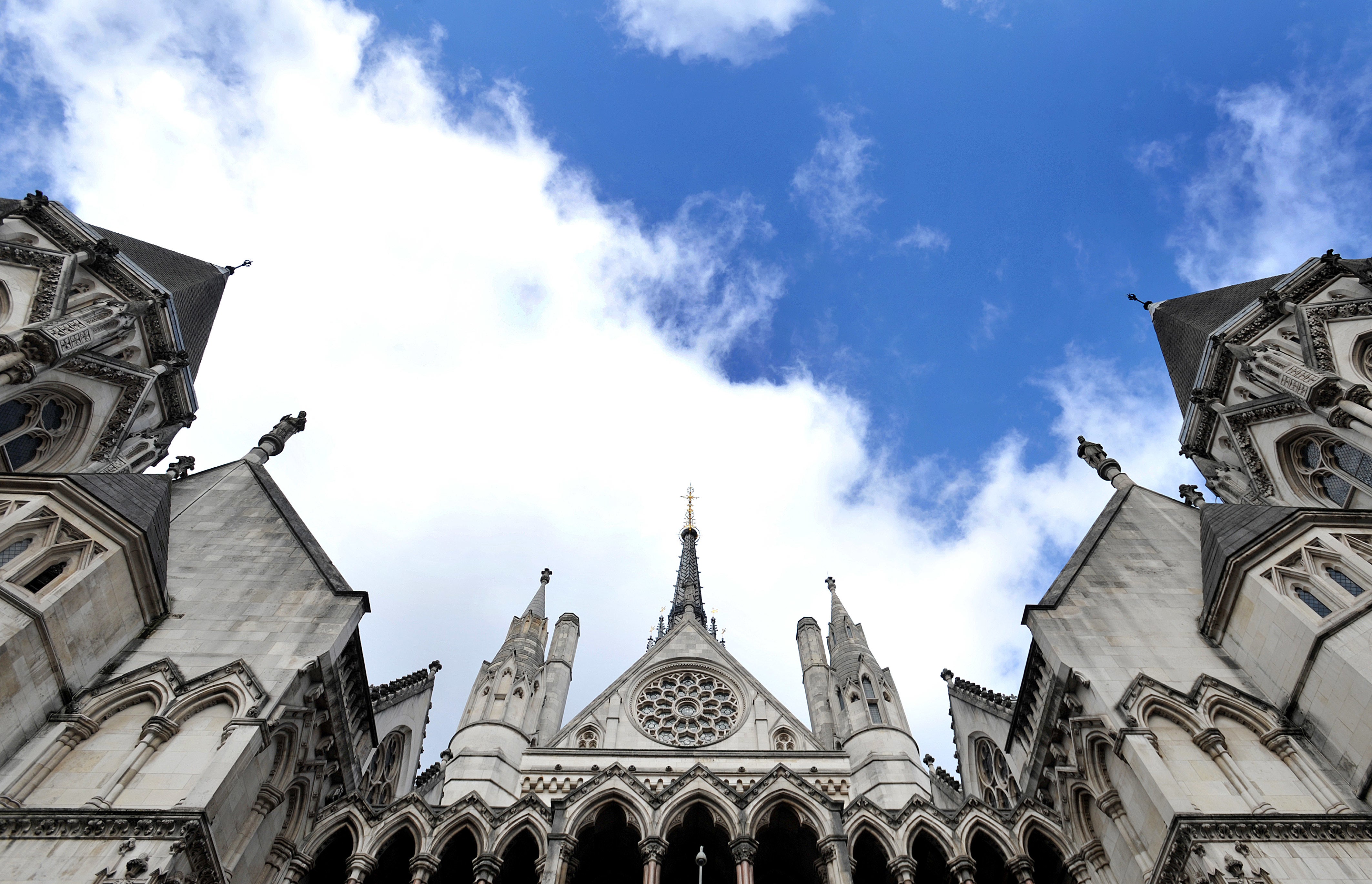 The Royal Courts of Justice in central London (PA)