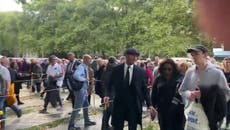 David Beckham queues to pay respects to Queen Elizabeth II’s coffin