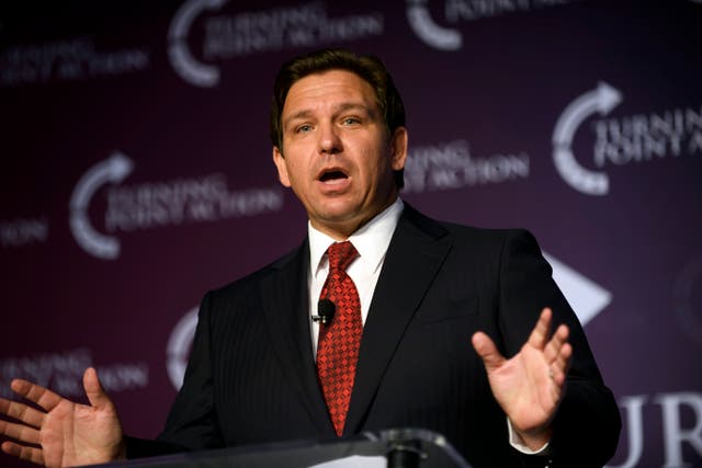 <p>Ron DeSantis certainly shares more than a few traits with Donald Trump </p>