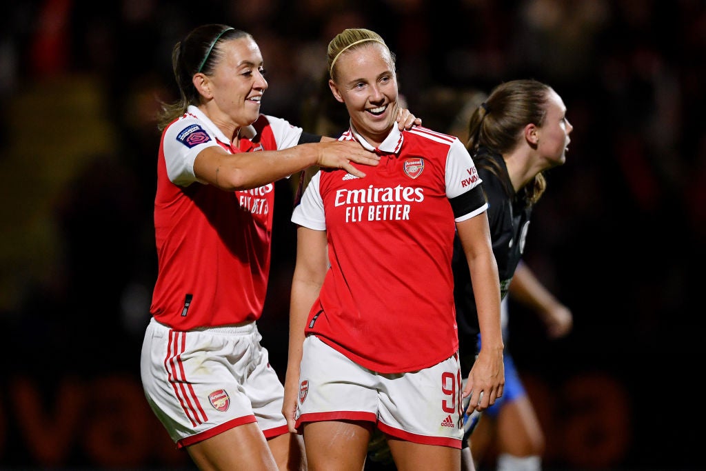 Beth Mead continued her Euro 2022 form as Arsenal opened the Women’s Super League season