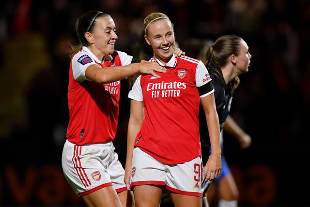 <p>Beth Mead continued her Euro 2022 form as Arsenal opened the Women’s Super League season </p>