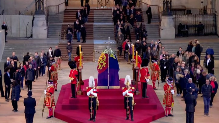 Where can you pay respects on the day of Queen Elizabeth II’s funeral?
