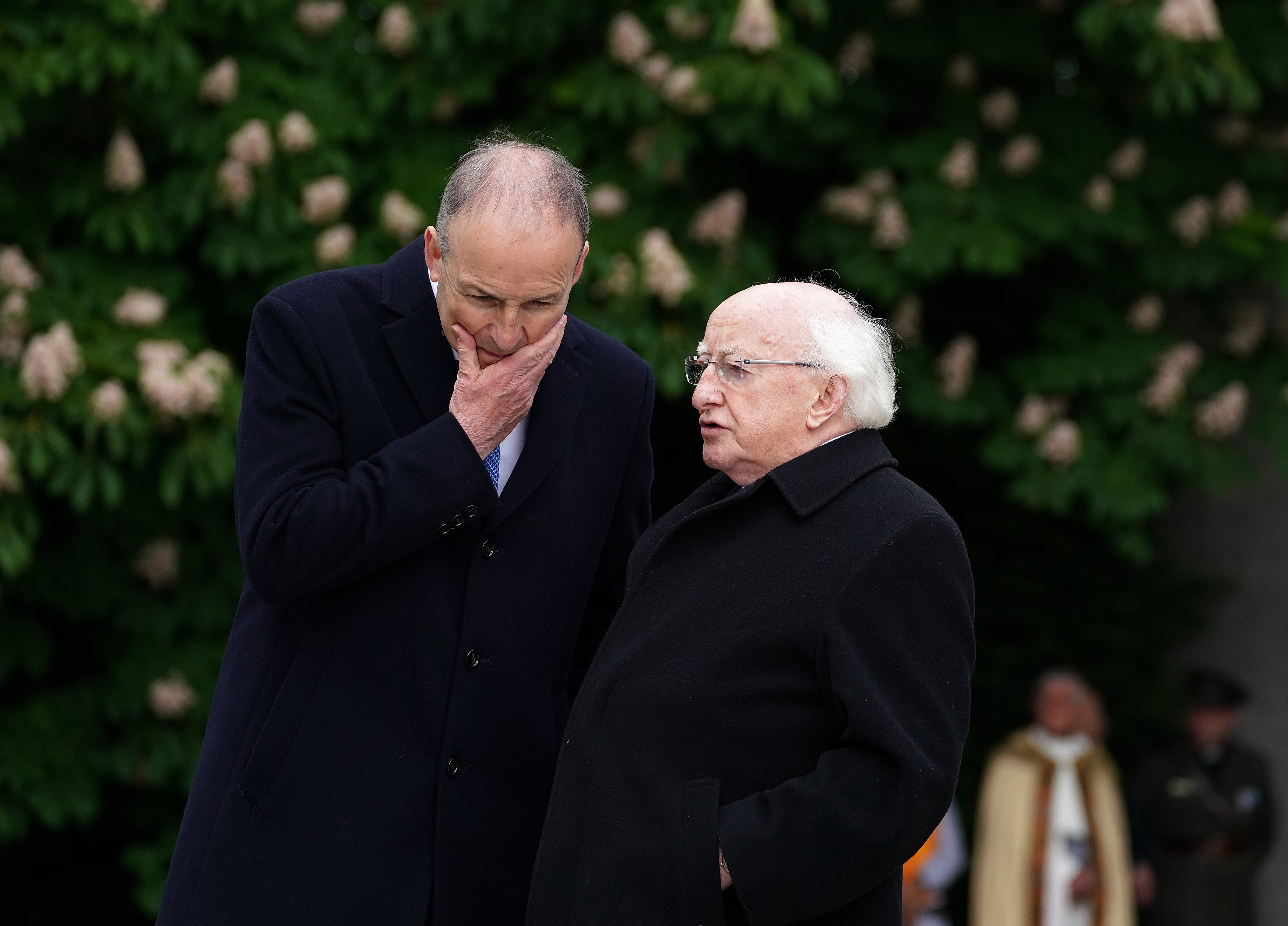Taoiseach Micheal Martin and President Michael D Higgins will be in London for the funeral (PA)