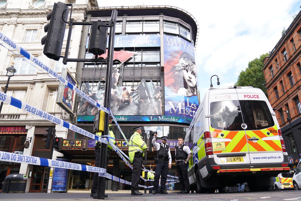 One of two police officers stabbed in Leicester Square discharged from hospital