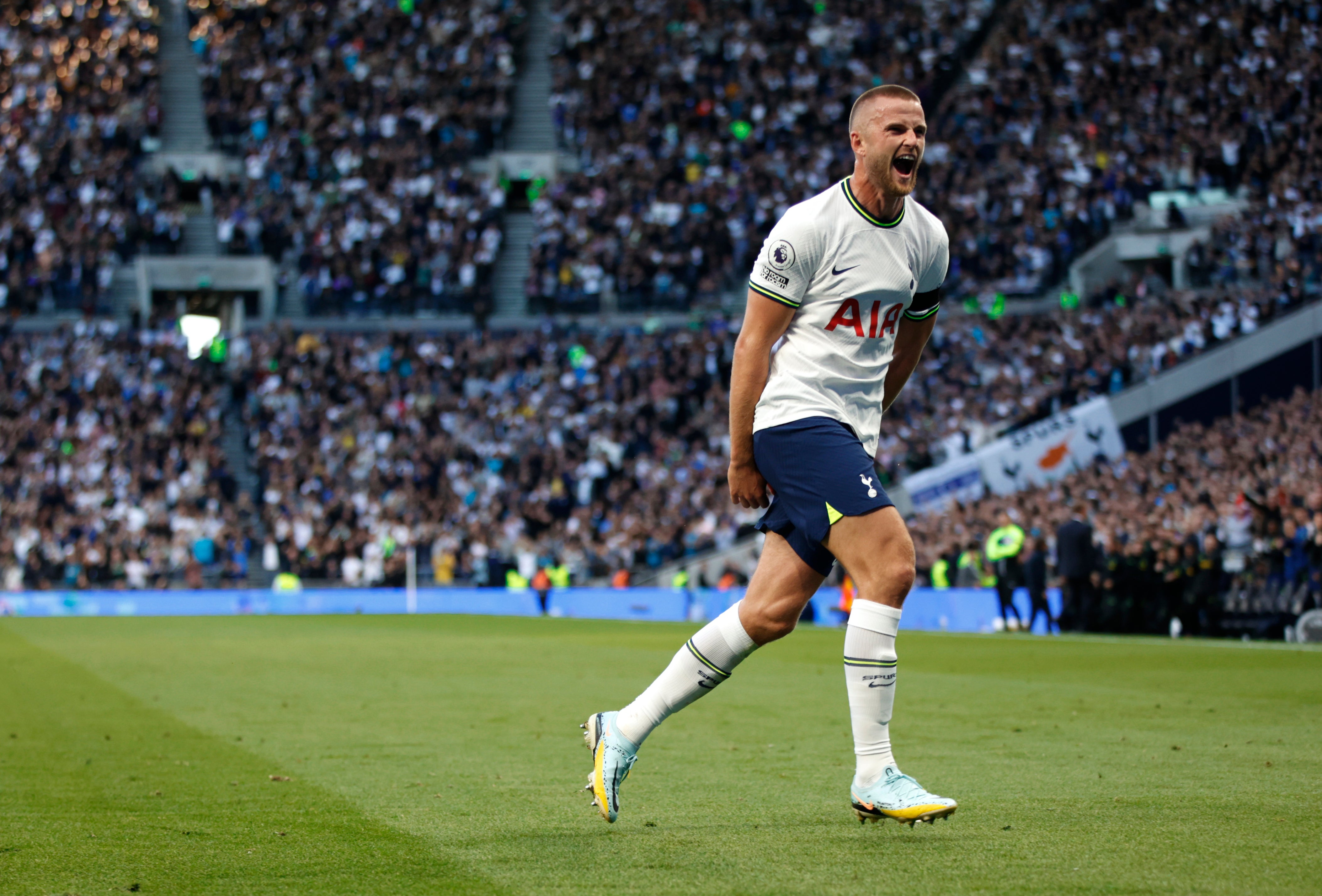 Tottenham's Eric Dier celebrates