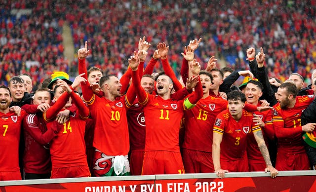 Wales are heading to the 2022 World Cup (David Davies/PA)