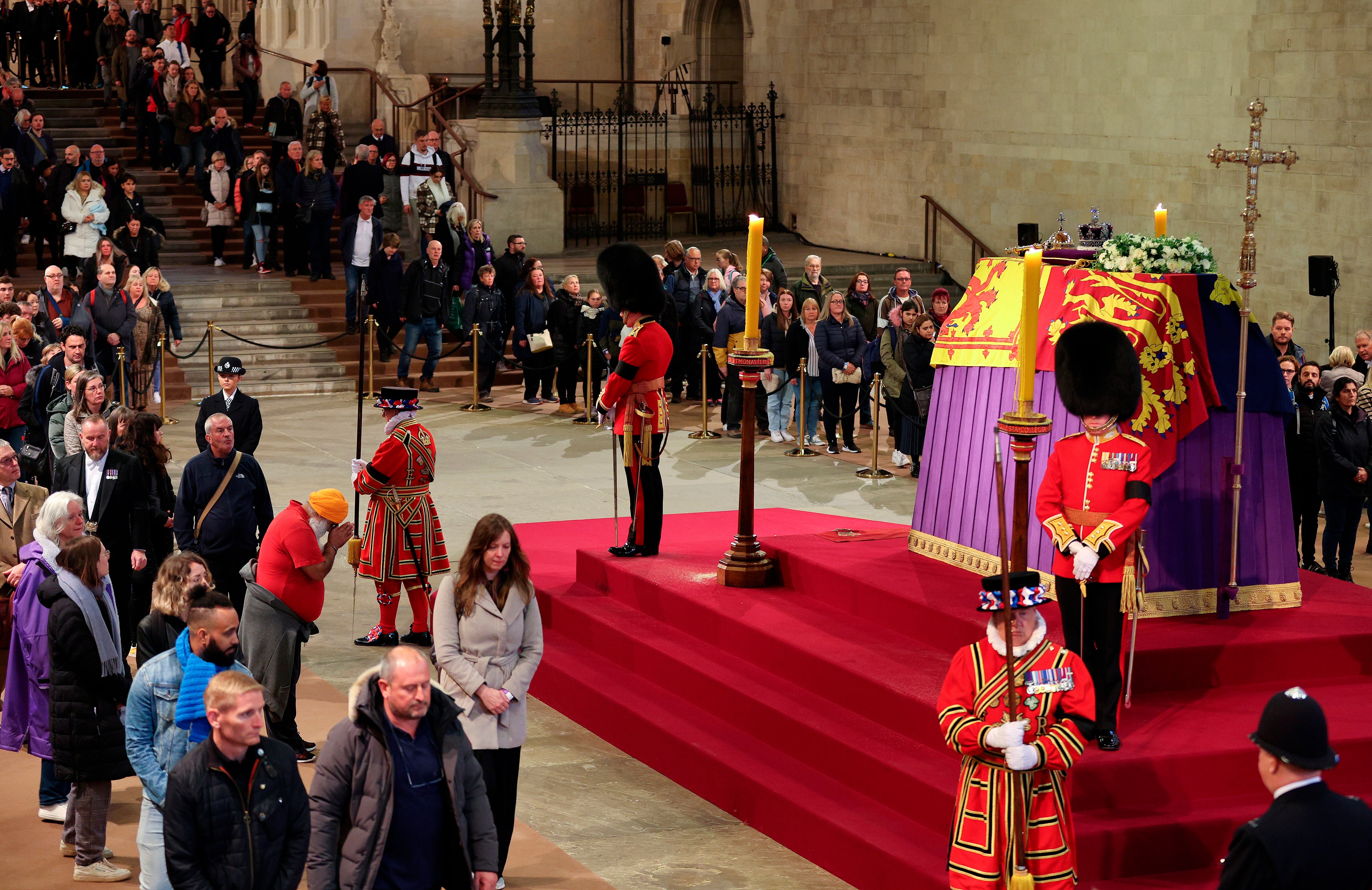 The Queen has beenn lying in state for four days