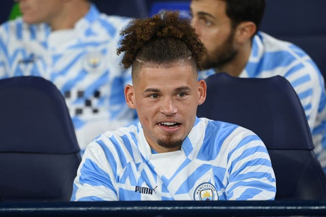 <p>Kalvin Phillips has had a stop-start beginning to his Man City career </p>