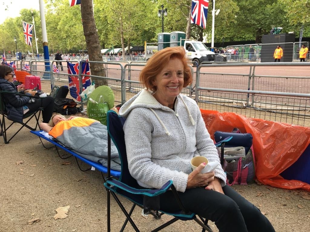 Linda McQuaid first camped out to see the royal family at Prince Andrew’s wedding in 1986